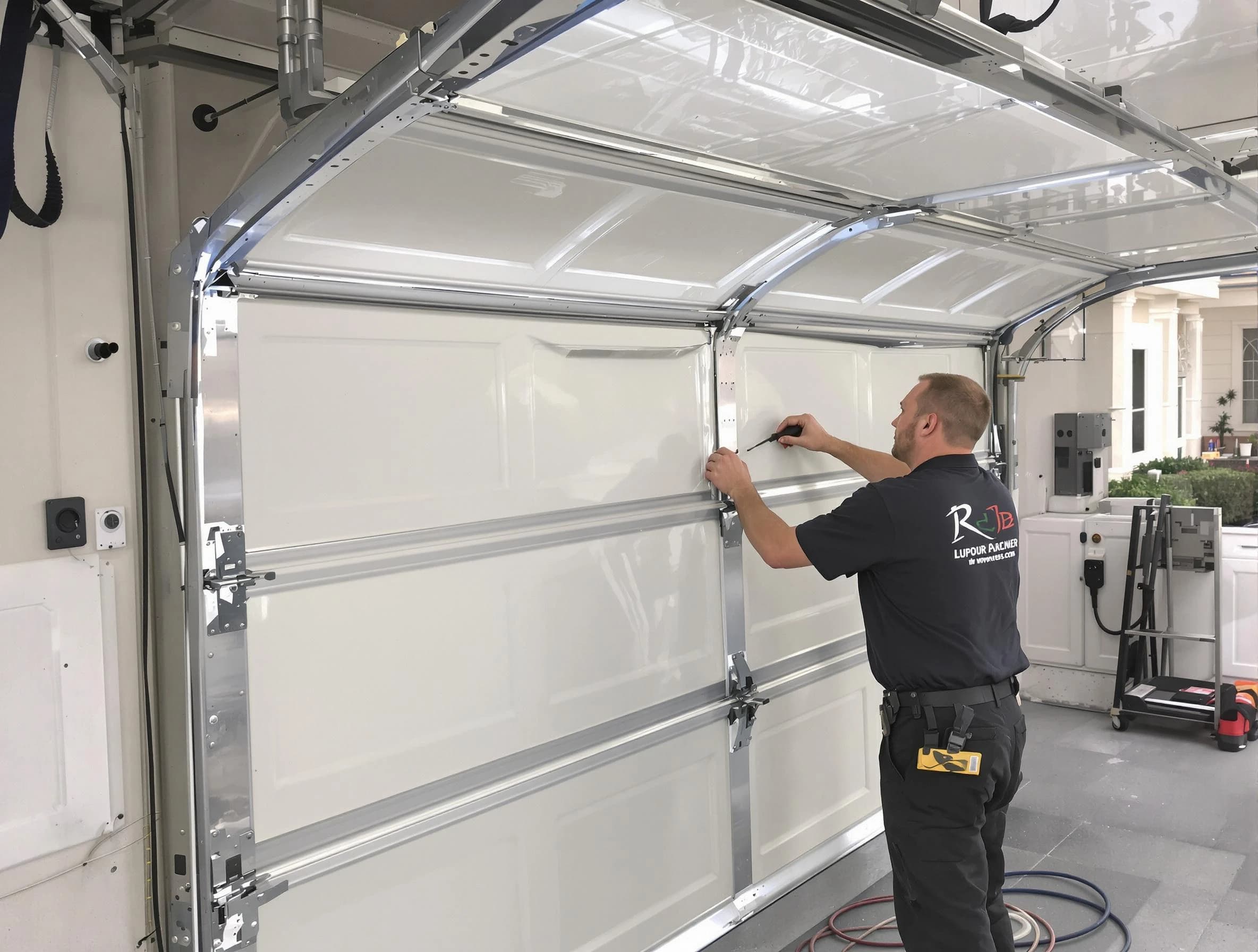 Marshfield Garage Door Repair professional performing panel repair in Marshfield