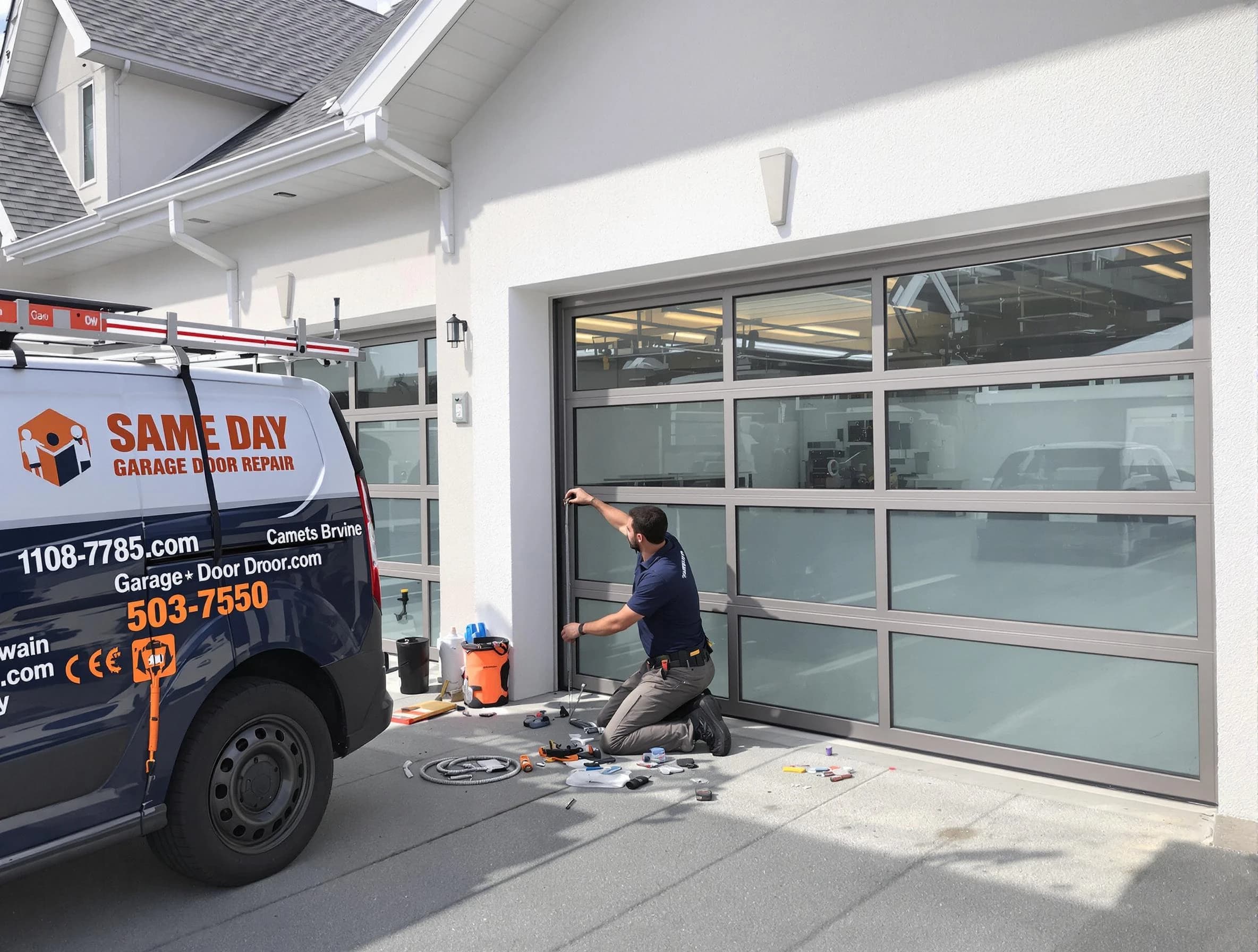 Same-day garage door repair service by Marshfield Garage Door Repair in Marshfield