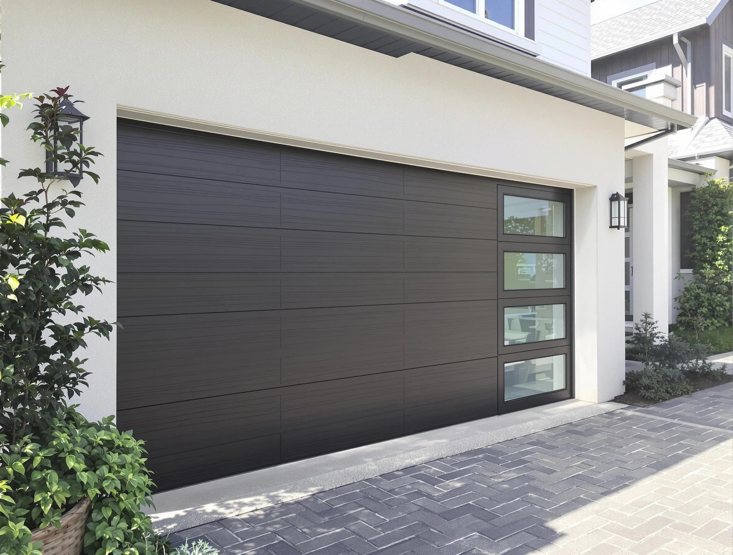 Custom garage door installation by Marshfield Garage Door Repair in Marshfield