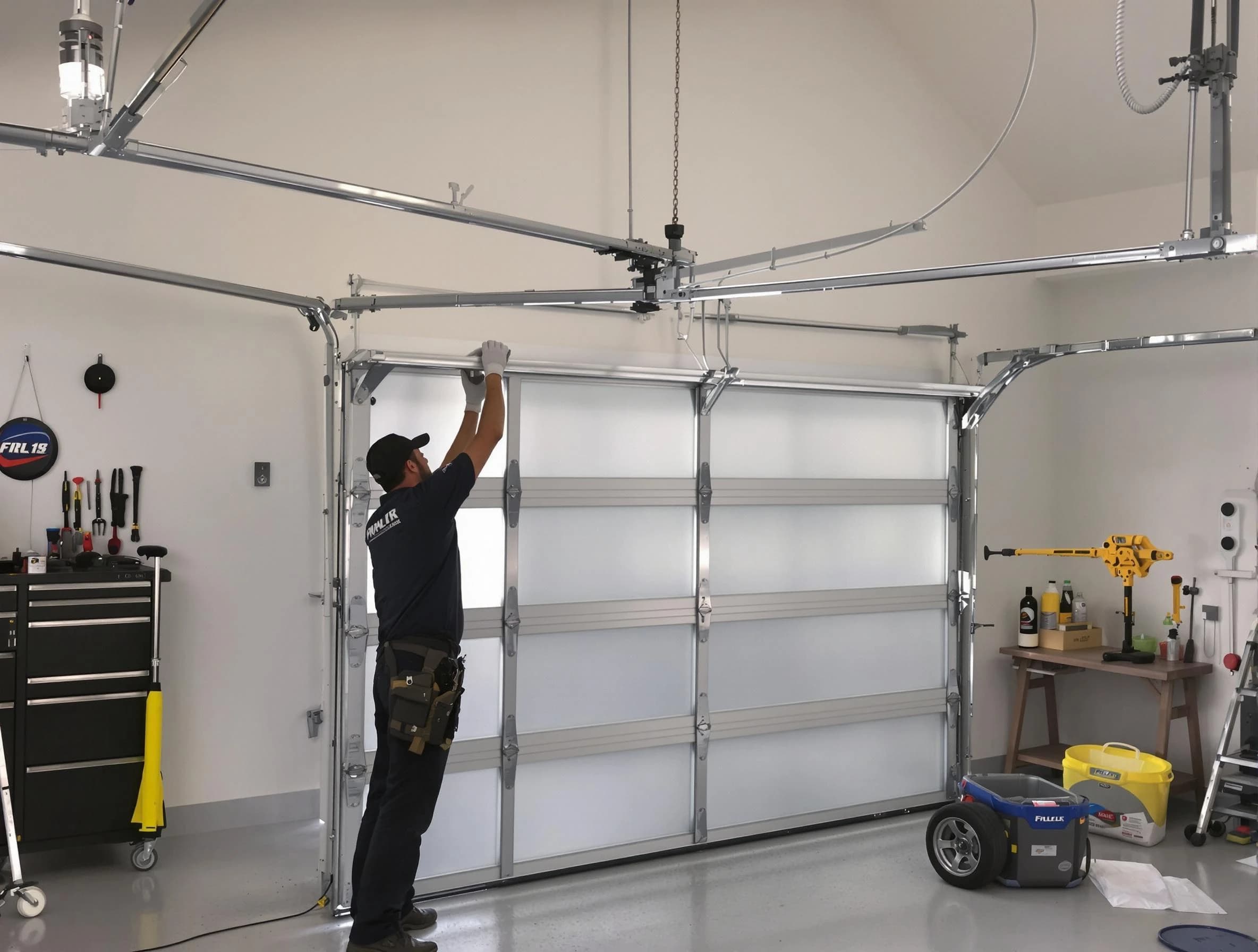 Marshfield Garage Door Repair certified team performing precision garage door installation in Marshfield