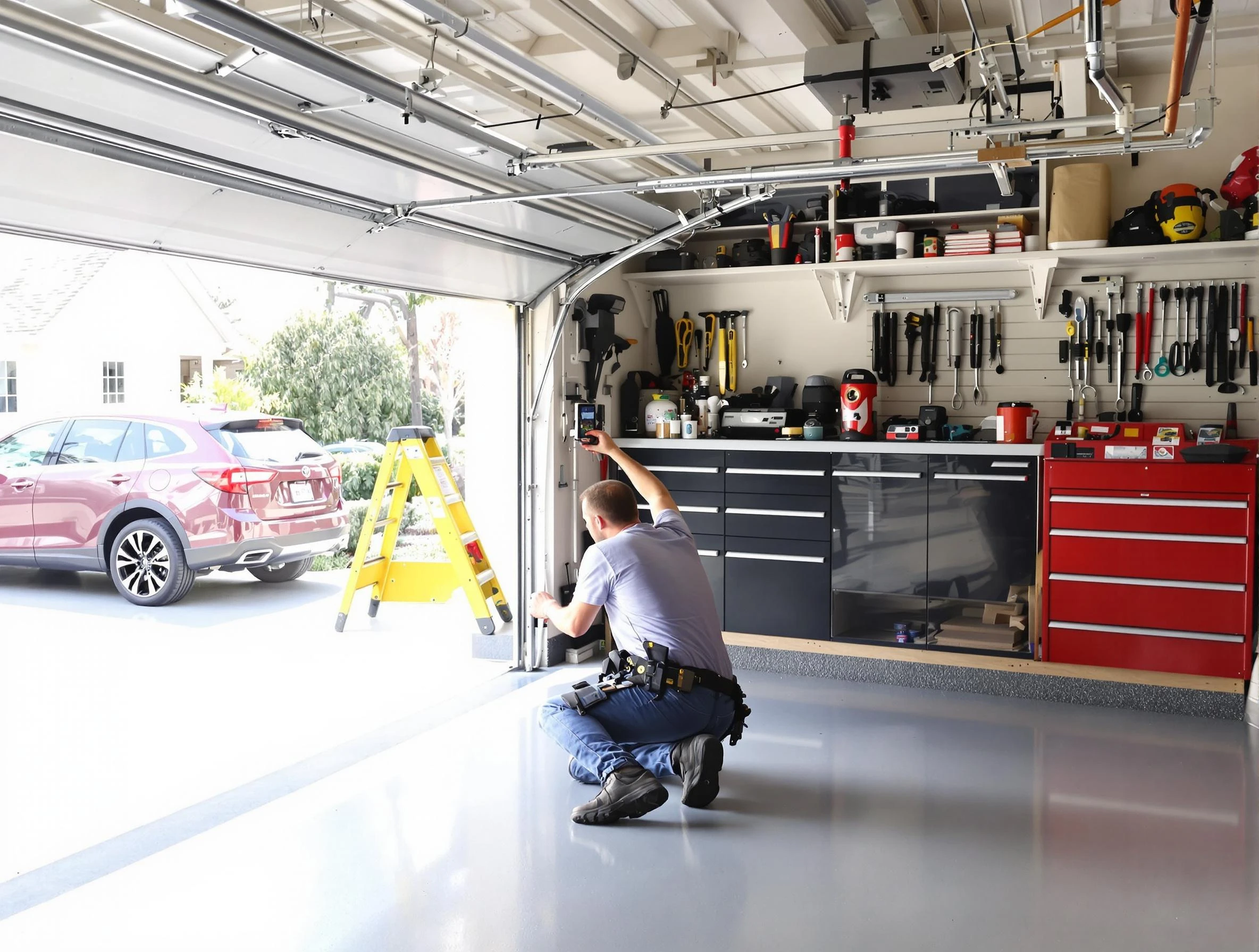Local garage door repair service by Marshfield Garage Door Repair in Marshfield